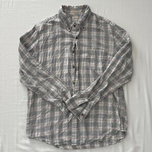 J. Crew Men's Brushed Twill Slim Fit Long Sleeve Shirt XL
